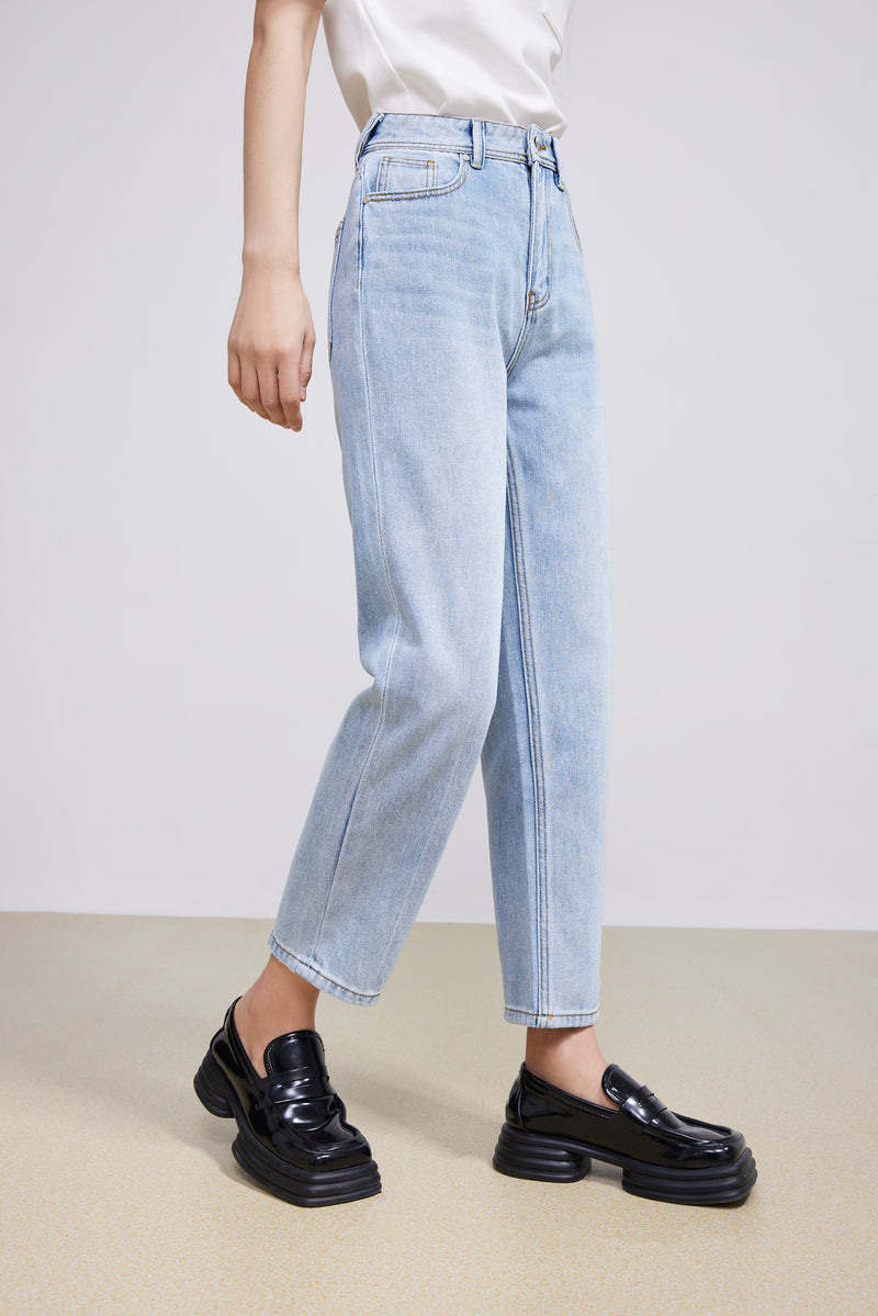 Lily - Pantalon - Gris Clair Bleu