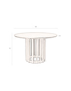 Barlet 120' - Dining Room Table - Wood - Oak/Brown