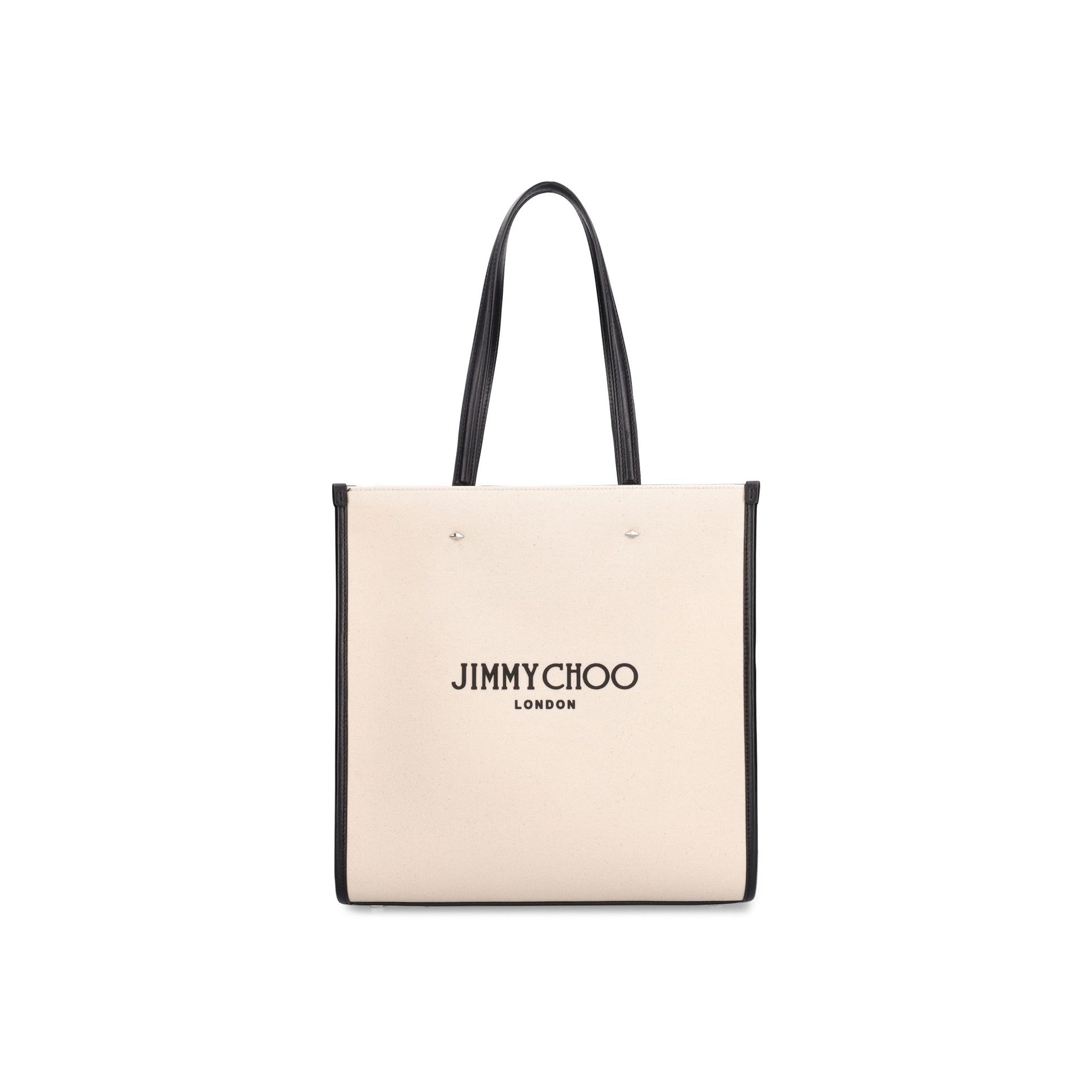 Jimmy Choo - Bolso tote mediano con logo - Mujeres - Beige