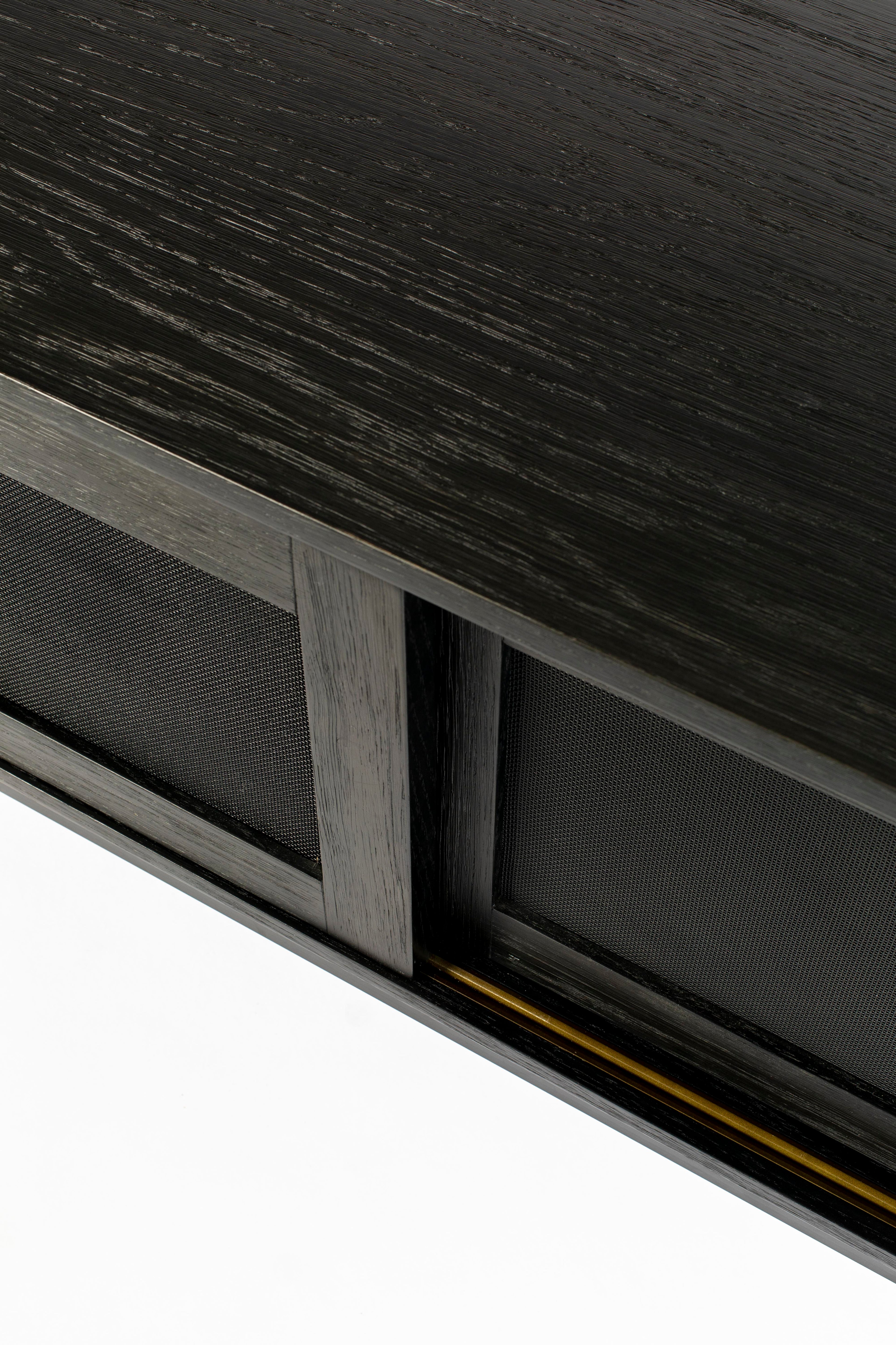 Hardy - Sideboard - Oak veneer - Black Oak/Brown