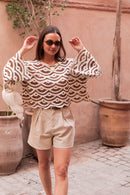AARAN Chocolat - Maille Crochet