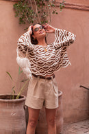 AARAN Chocolat - Maille Crochet