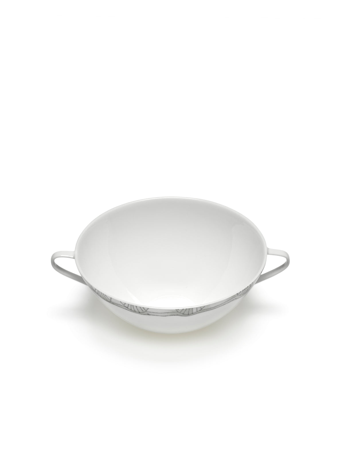 Midnight Flowers - 2er-Set Bouillontassen - Bone-China-Porzellan - Mirtillo Tea