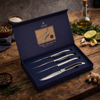 Box Of 4 Table Knives - Metal