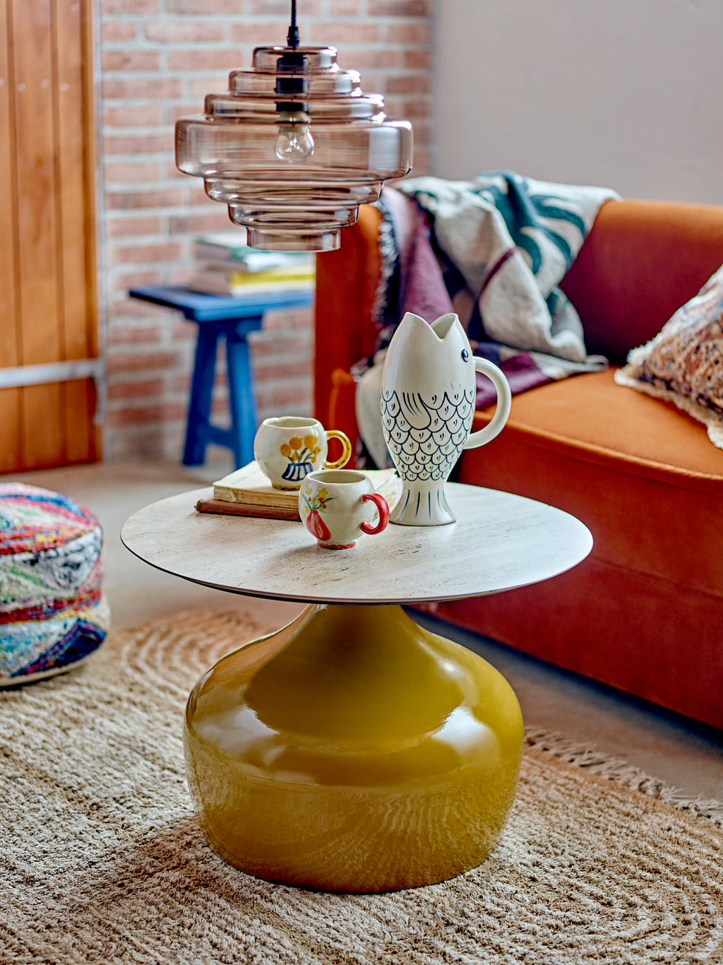 Ilua - Suspension - Marron - Verre