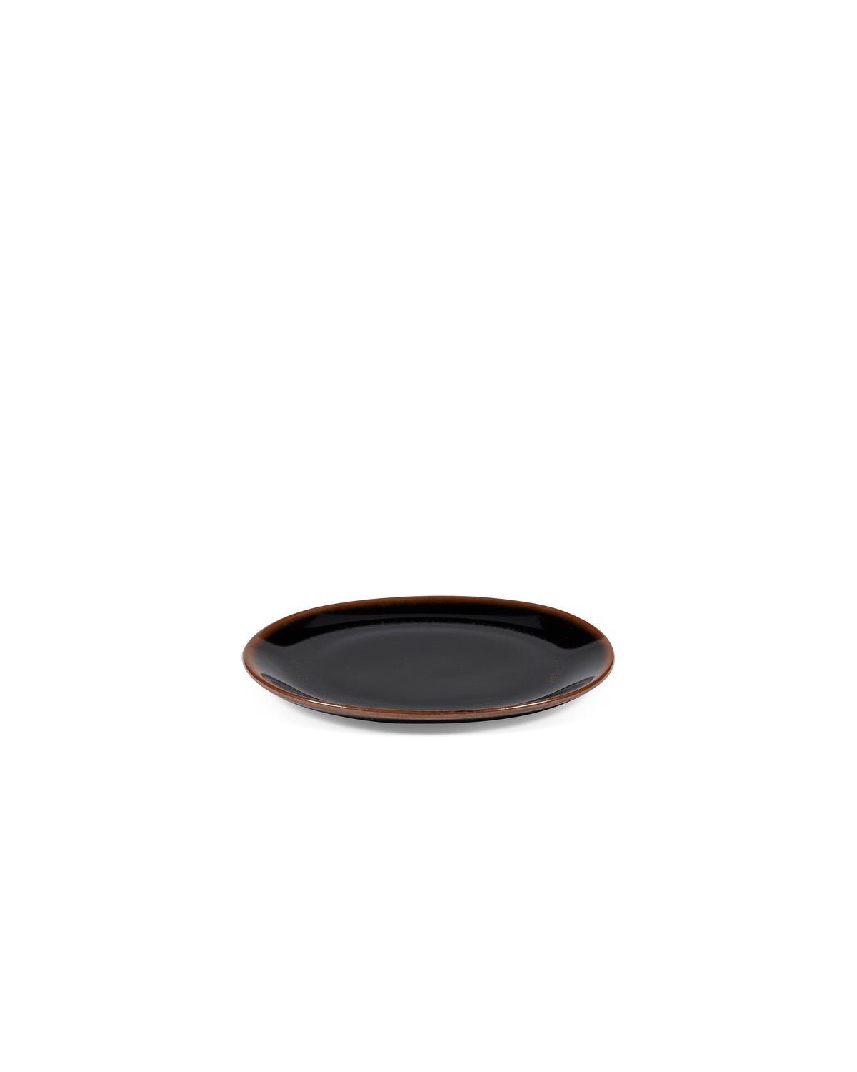 Out Of Lines - Lot De 2 Assiettes - S - Grès - Noir Brun