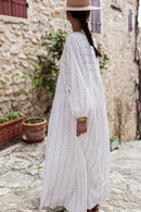 ABELLE Rayée - Robe Gaze De Coton