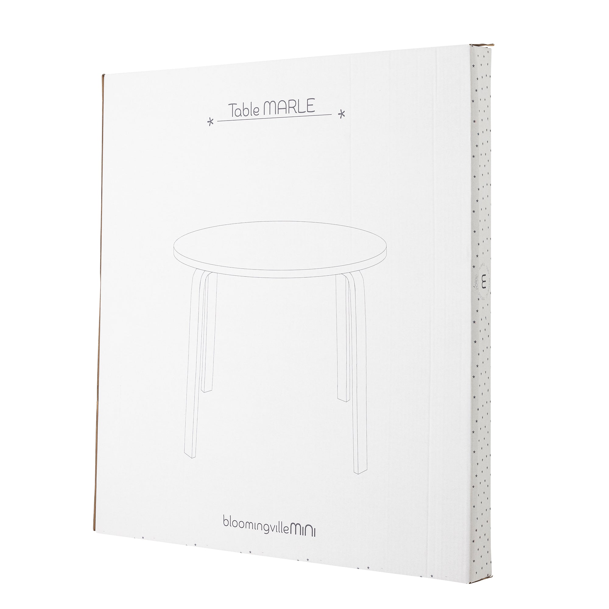Marle - Table - Natural - Mdf Fsc®100%