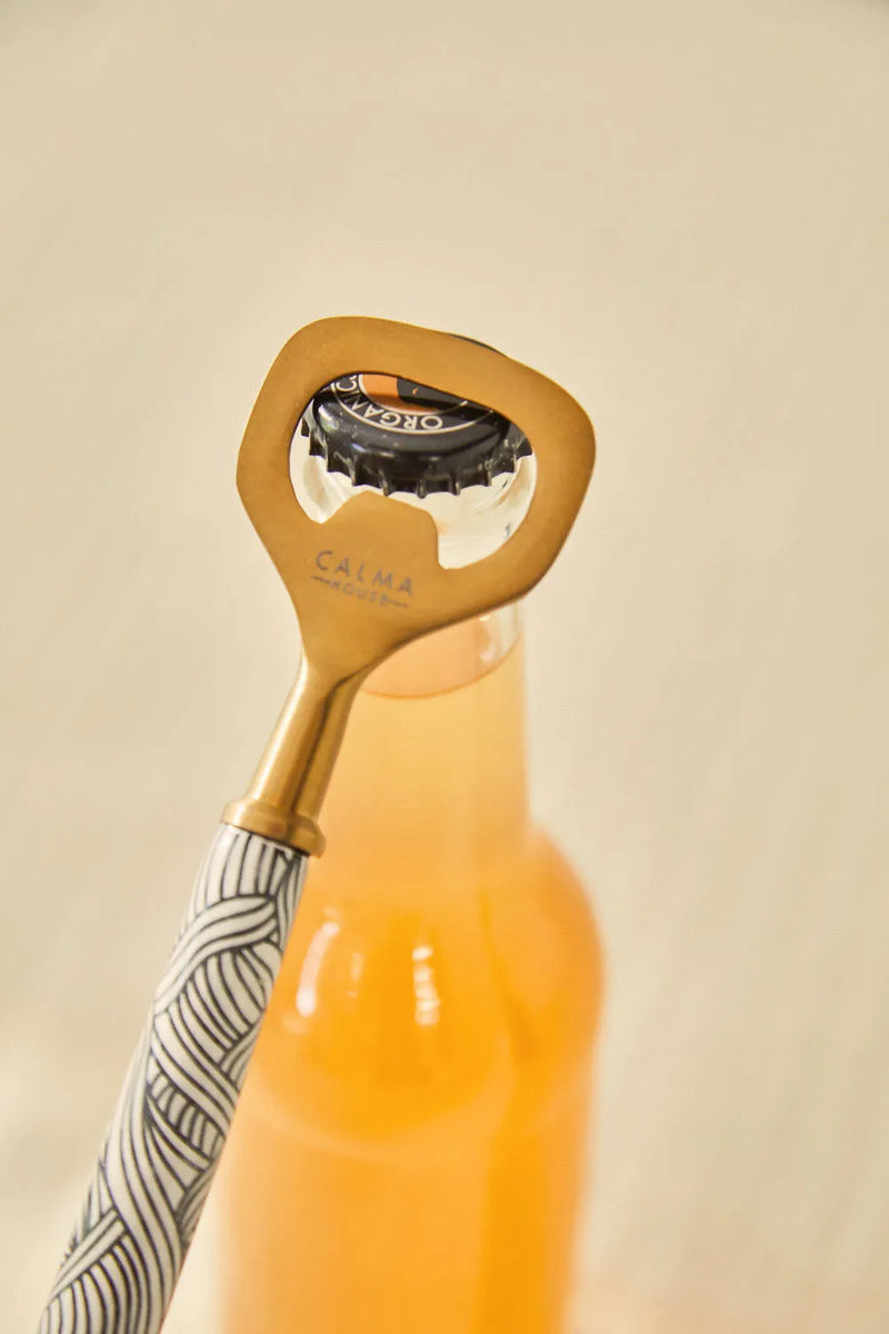 Décapsuleur Mango - Noir & Blanc