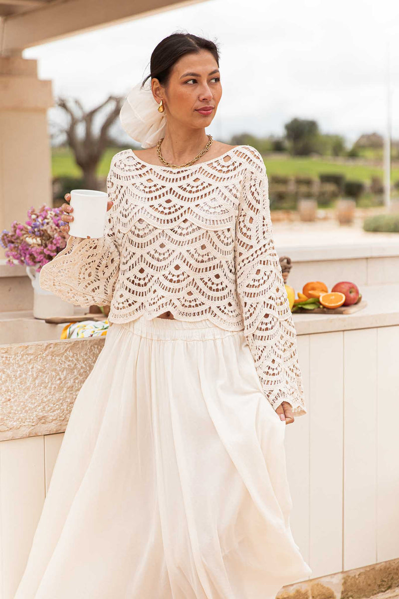 ABSA Beige - Maille Crochet