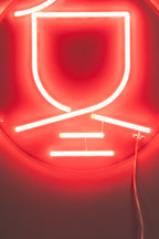 Sya Hiver - Neon Wall Lamp - Acrylic - Red/Orange