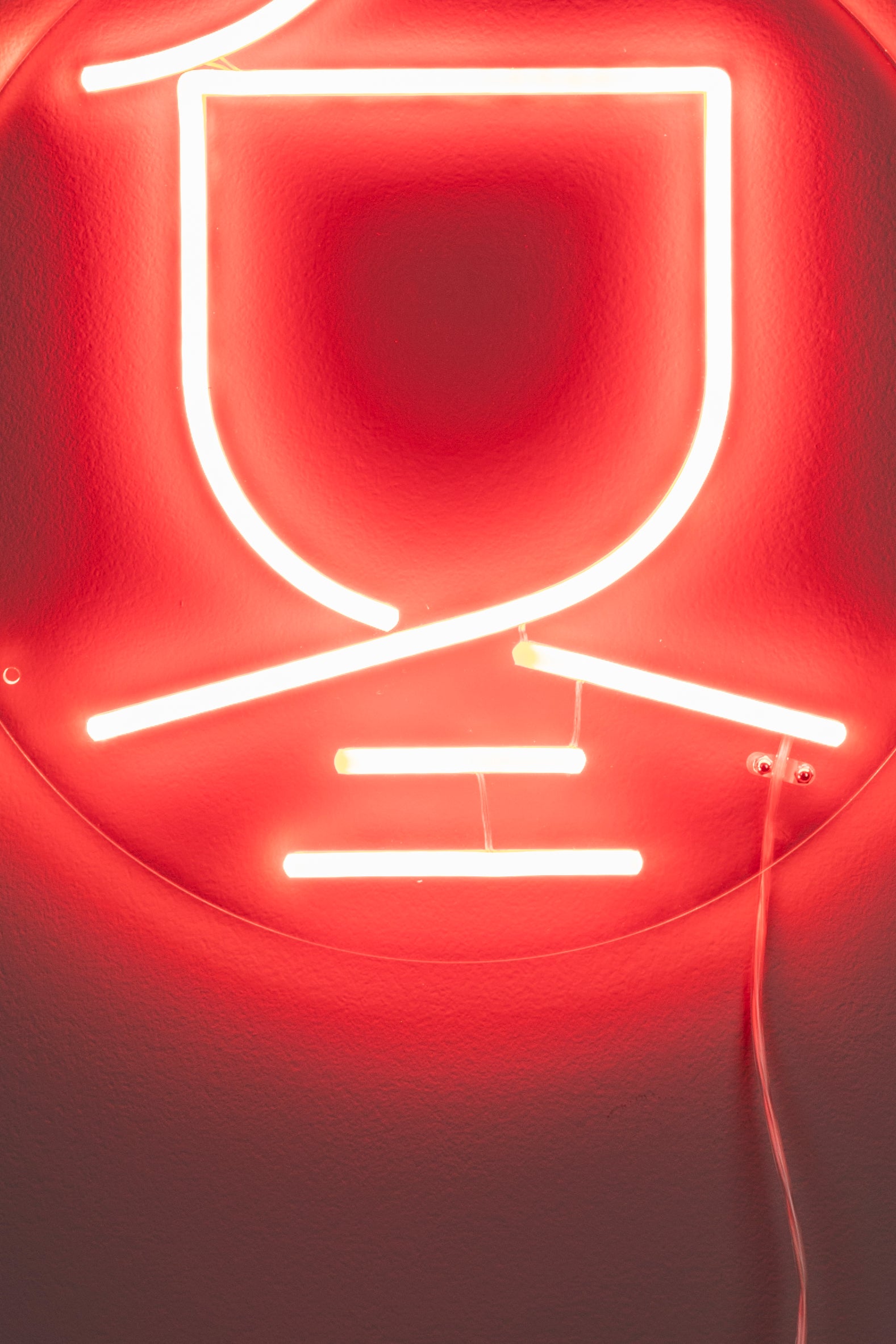 Sya Hiver - Neon Wall Lamp - Acrylic - Red/Orange