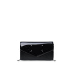 Maison Margiela - Cartera de piel con cadena con cuatro puntadas - Mujeres - Negro