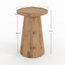 Table d'appoint Capucine en bois massif d'acacia
