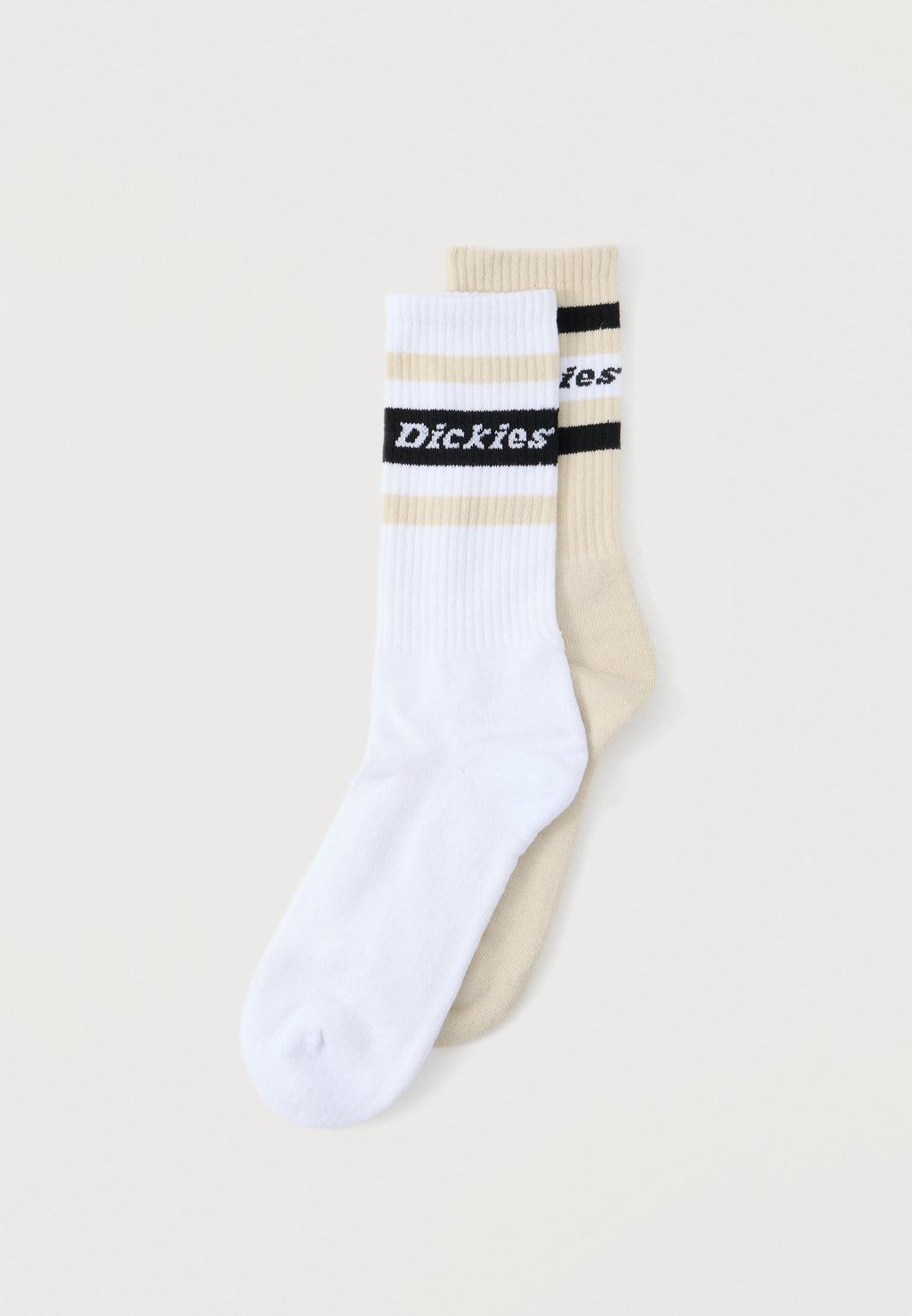 Dickies Genola Men'S Socks, 2 Pairs, Stone Color, 43-46 Eu, Comfortable Design, Breathable Material - Stone