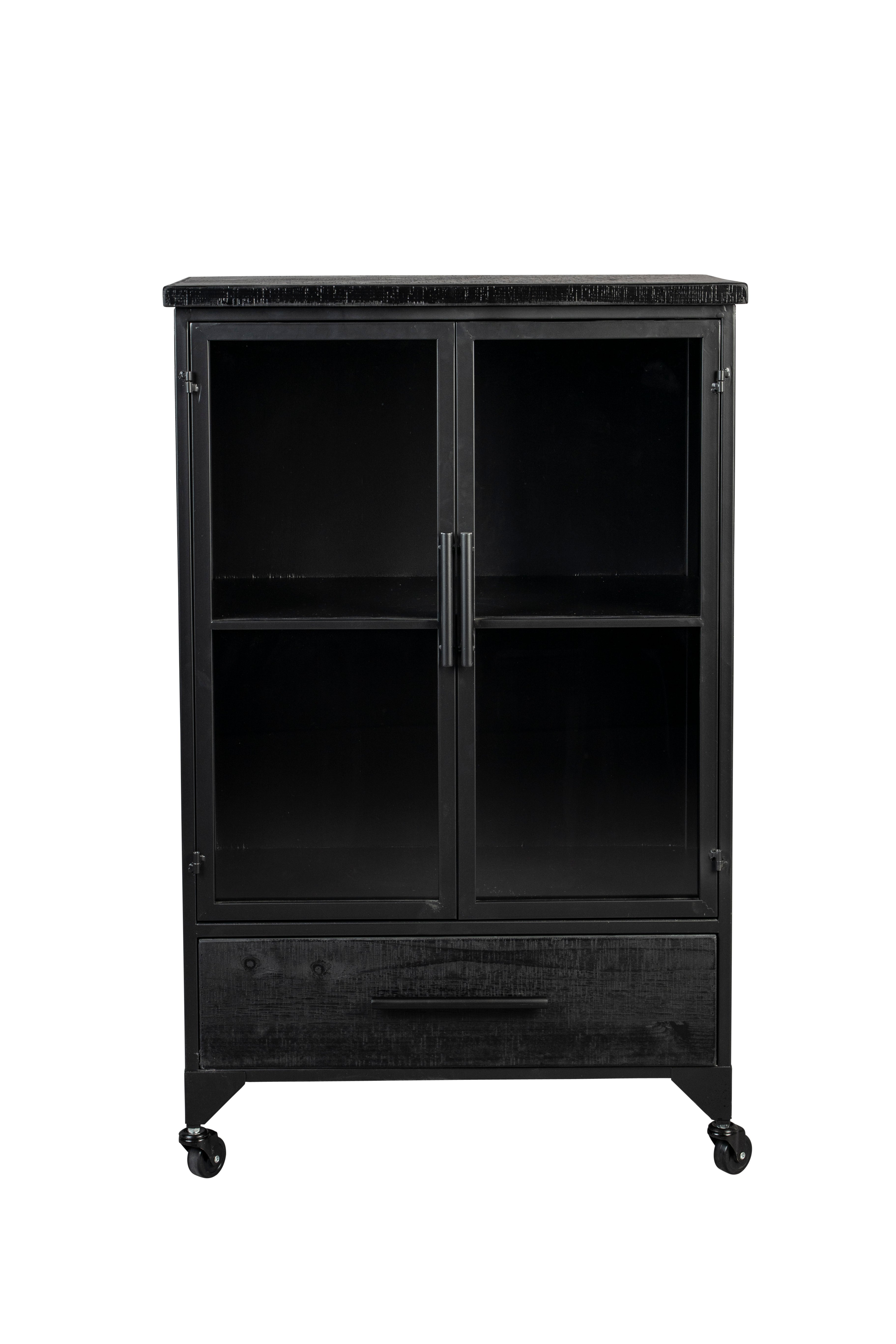 Ferre M - Wardrobe - Fir veneer - Black