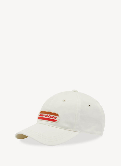 Rabanne - Casquette Retro Logo - Off White - Femme