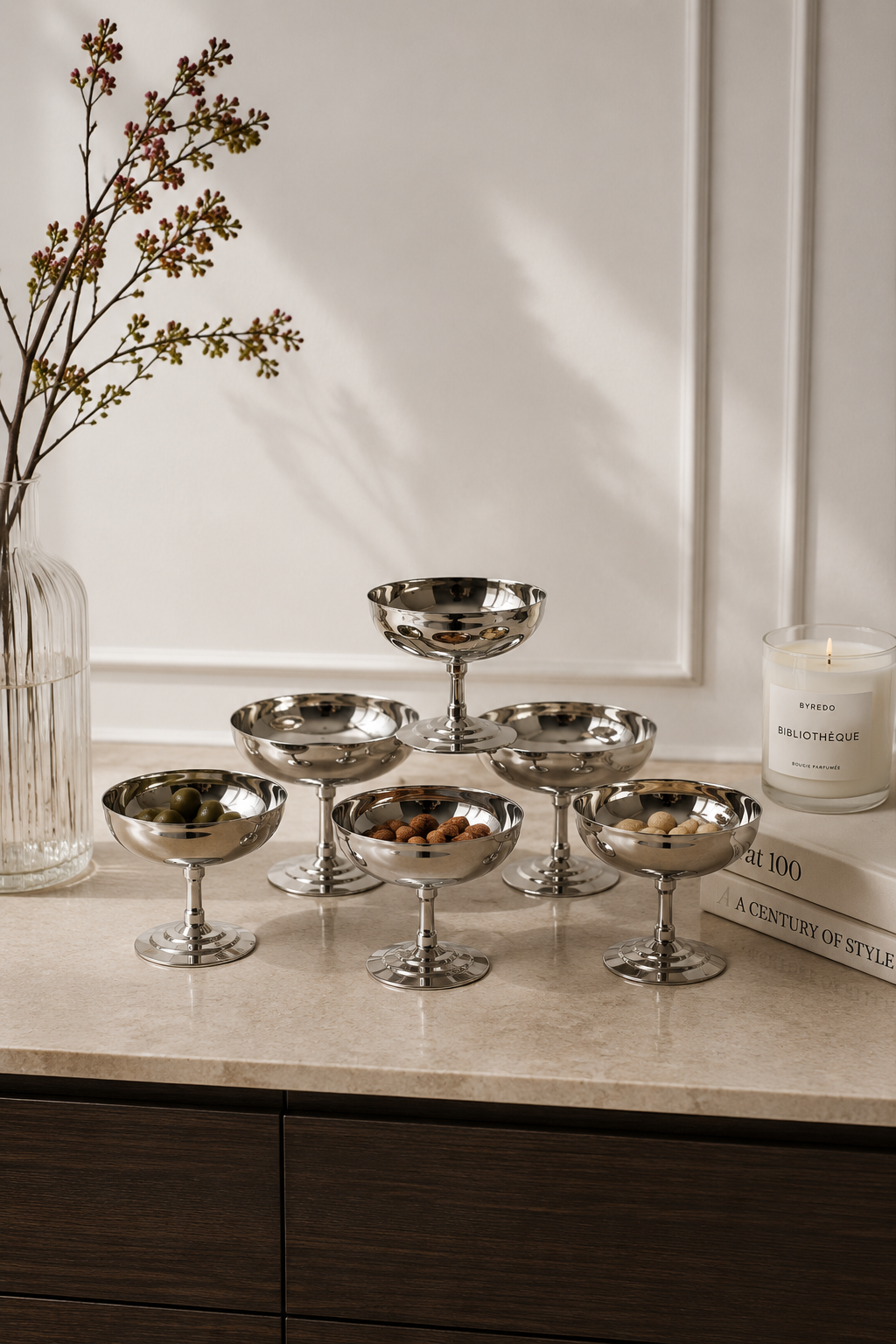 Ensemble De 6 Coupelles Inox