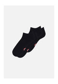 Lot De 2 Chaussettes Basses En Coton - Noires