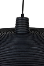 Balance L - Pendant light - Rattan - Black