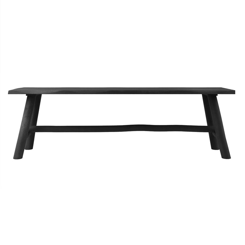 Banc noir Toxis 145 cm
