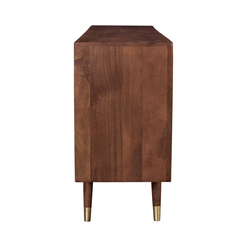 achat buffet rangements en bois fonce