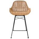 Set of 2 Carmela Bar Stools - Light Brown