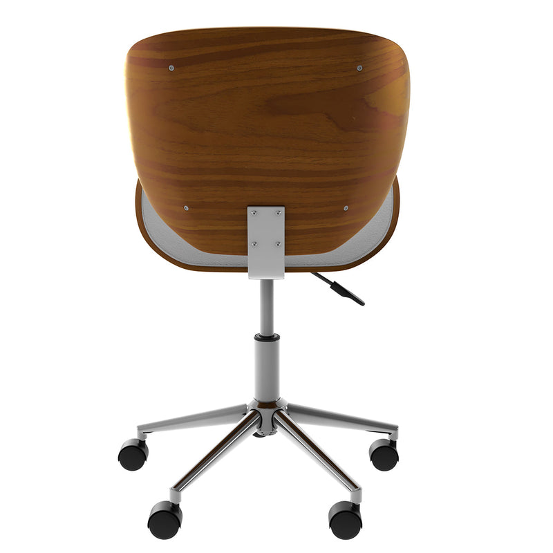 Chaise de bureau blanche Baudoin
