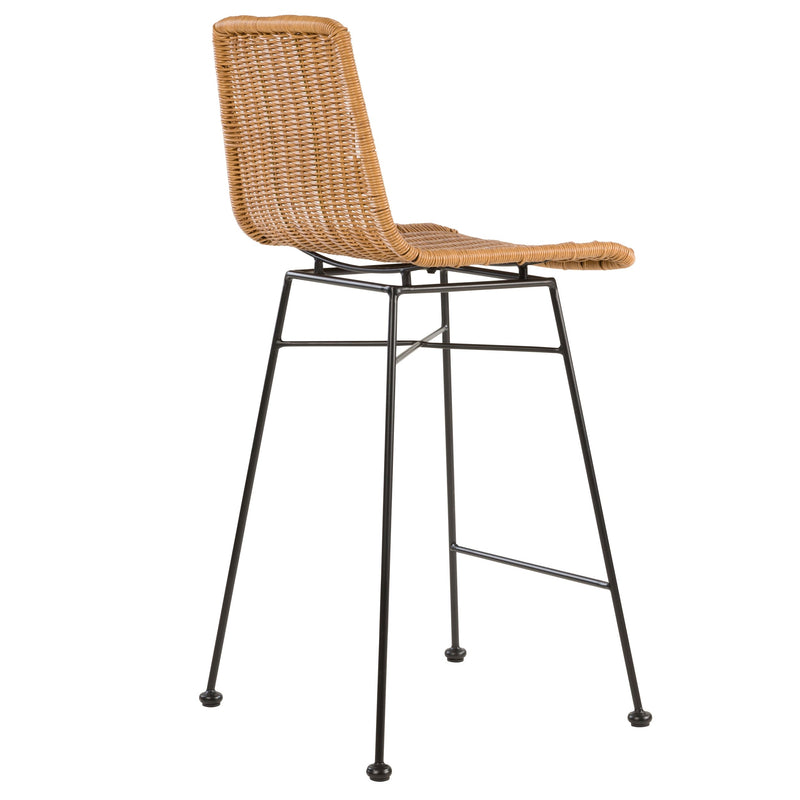 Set of 2 Mandya Bar Stools - Brown