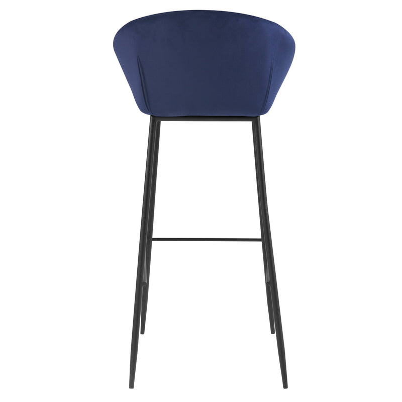Set of 2 Marquise Bar Stools - Blue