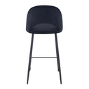 Set of 2 Penelope Bar Stools - Black