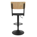 Set of 2 Clem Bar Stools - Light Brown