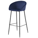 Set of 2 Marquise Bar Stools - Blue