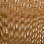 Jigani - Set of 2 Mid-Height Bar Chairs in Brown Resin Rattan
