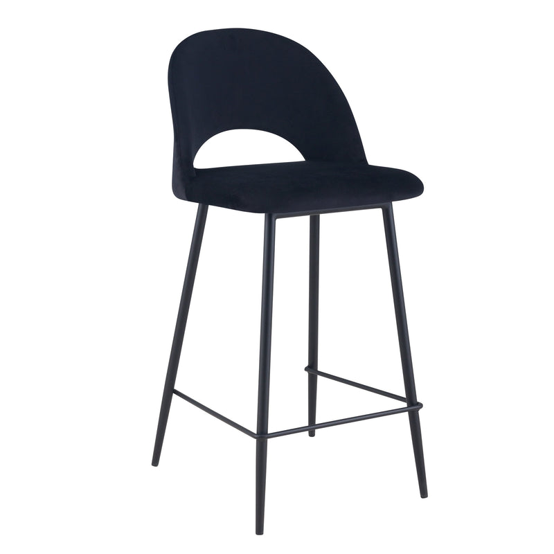 Set of 2 Penelope Bar Stools - Black