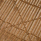 Jigani - Set of 2 Mid-Height Bar Chairs in Brown Resin Rattan