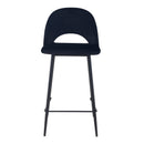Set of 2 Penelope Bar Stools - Black