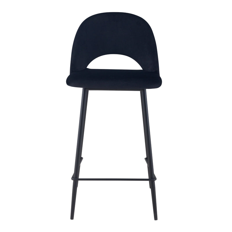 Set of 2 Penelope Bar Stools - Black