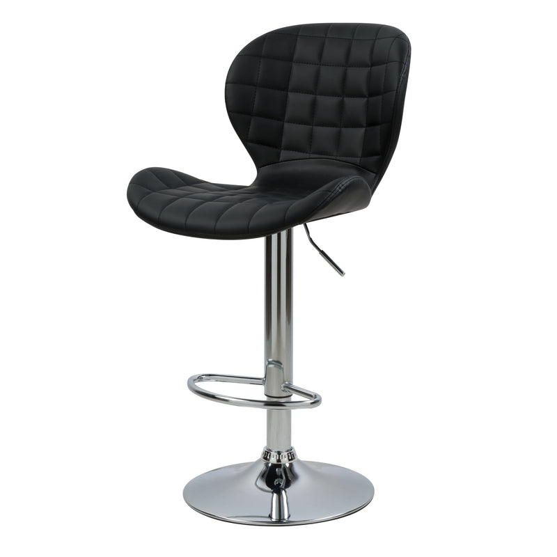 Chaise de bar noire Mazzia 53/74 cm (lot de 2)