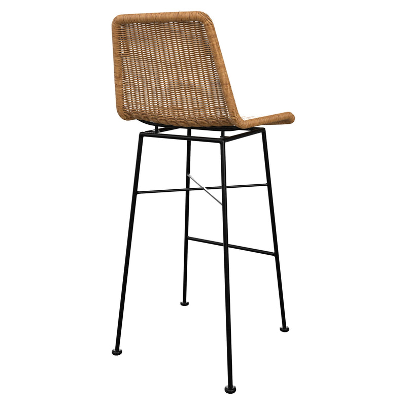 Set of 2 Mandya Bar Stools - Brown