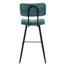 achat chaise de bar simii cuir bleue