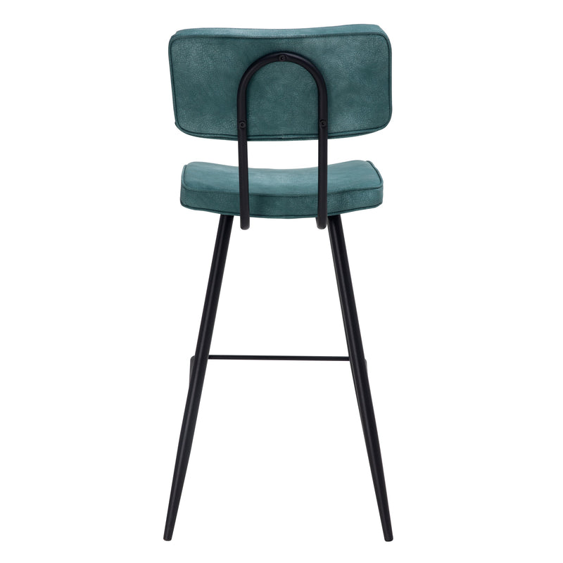 achat chaise de bar simii cuir bleue