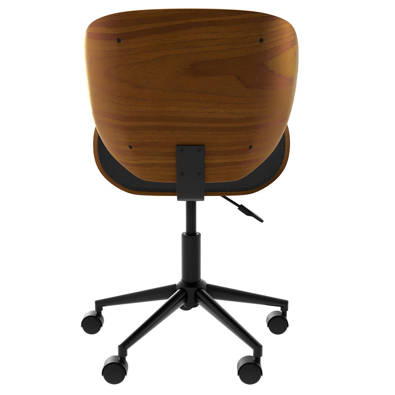 Chaise de bureau noire Baudoin