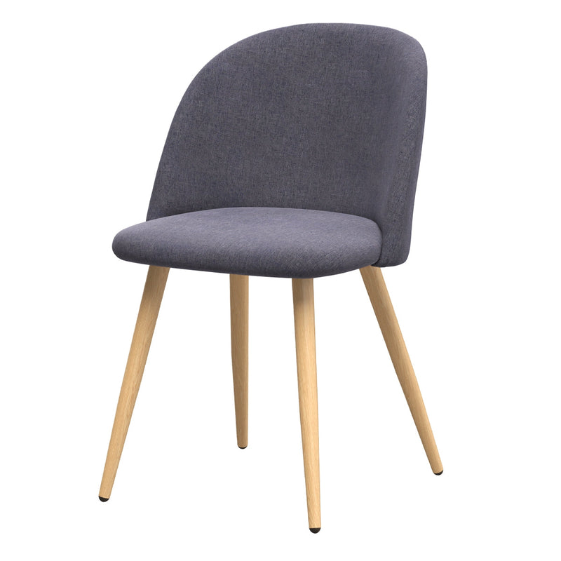 Set of 2 Cozy Chairs - Dark Grey