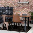 achat chaise indus en cuivre design