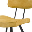 achat chaise lot de 2 jaune vintages