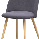 Set of 2 Cozy Chairs - Dark Grey