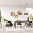 achat chaise texas vintage noire pieds metal