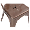 achat chaises industrielles lot de 2