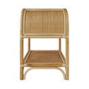 Table de chevet en rotin Gaspy